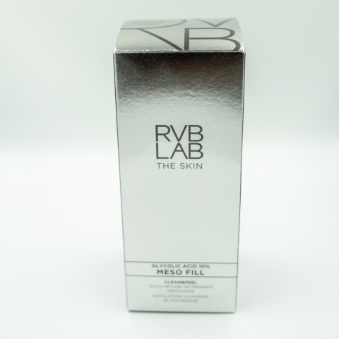 RVB LAB Meso Fill Exfoliating Cleansing Glyco-Mousse, Złuszczająca pianka z 10 % kwasem glikolowym