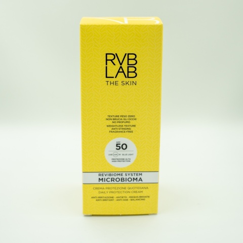 RVB LAB Microbioma Daily Protection Cream SPF 5O, Krem ochronny na dzień z SPF 50