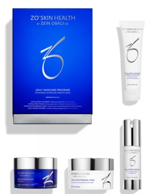 ZO SKIN Daily Skincare Program, Program codziennej pielęgnacji skóry przeciw pierwszym oznakom starzenia (4 produkty)