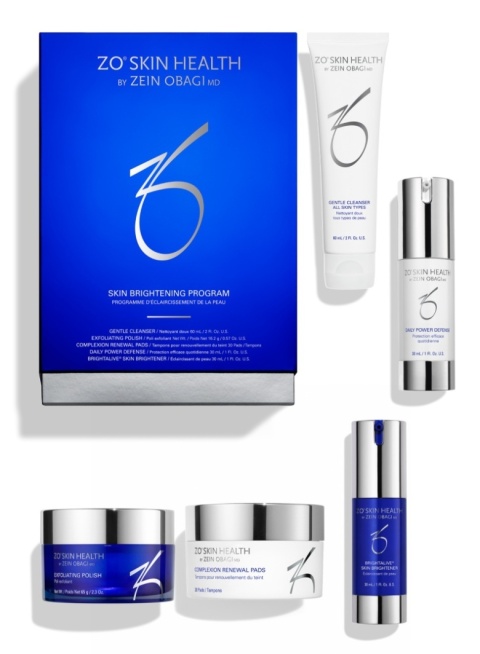 ZO SKIN Health Skin Brightening Program, Program rozjaśniający dla skóry (5 produktów)